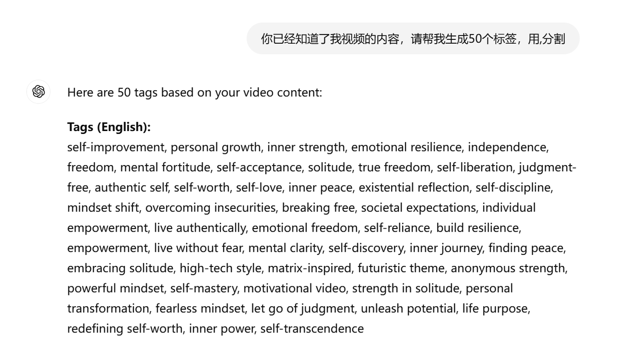 图片[22]-【2024.11.09】从0-1利用chatGPT在YouTube上发布第一个视频全流程！-小鱼项目网