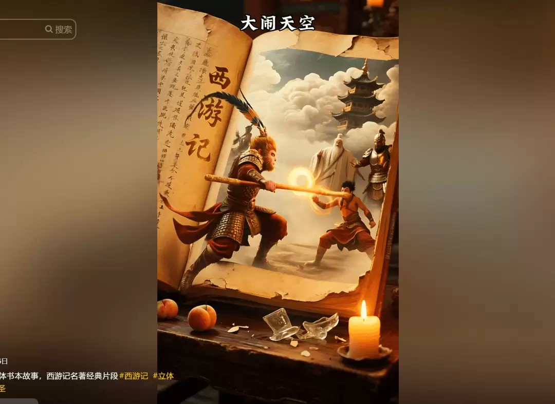 最近爆火的书本人物裸眼3D视频,保姆级教程-小鱼项目网