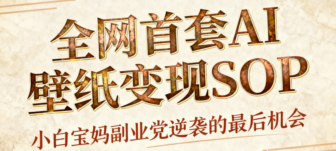 【2025.10.10】AI+国潮+招财+壁纸 爆卖一年四季！