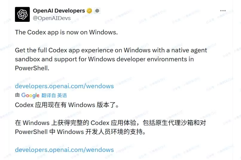 codex登录win系统了，使用这个工具的了解一下-小鱼项目网