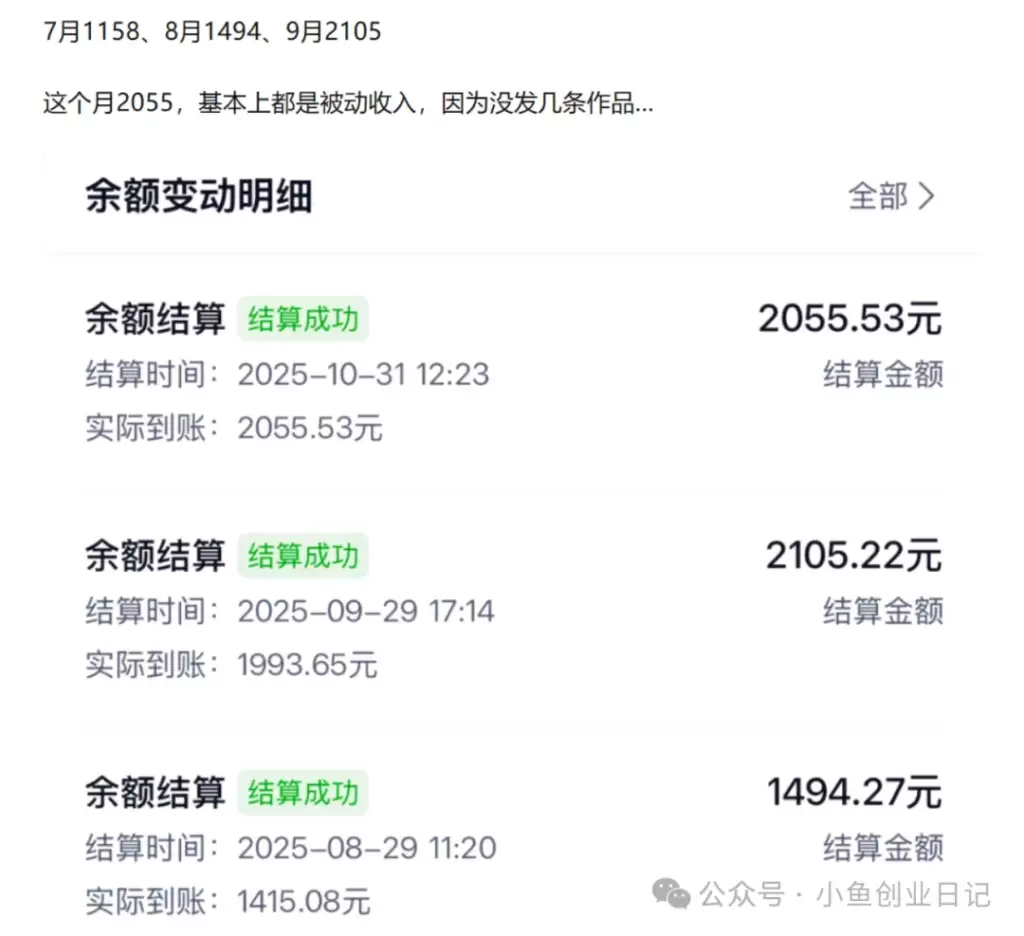 这个月预计7K左右，目前发了180个作品-小鱼项目网