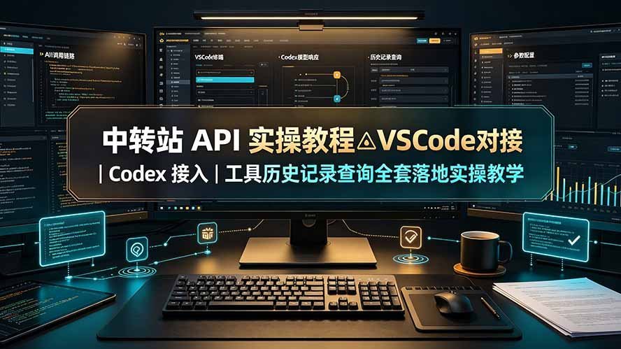 【2026.07.24】VSCode对接中转站API全攻略:Codex接入与工具历史查询一站式实操教程-小鱼项目网