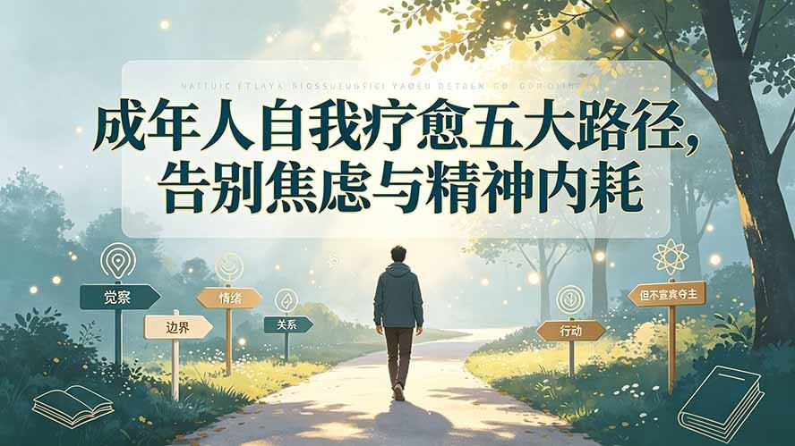 【2026.07.24】成年人走出焦虑与精神内耗：五大自我疗愈路径揭秘-小鱼项目网