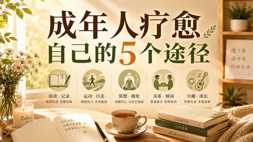 【2026.07.24】成年人自我疗愈的5个有效方法(深度好文)-小鱼项目网