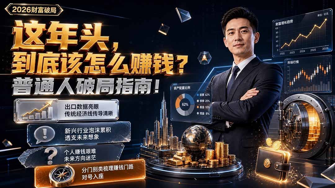【2026.08.02】普通人赚钱破局指南:这年头,路该怎么走?-小鱼项目网