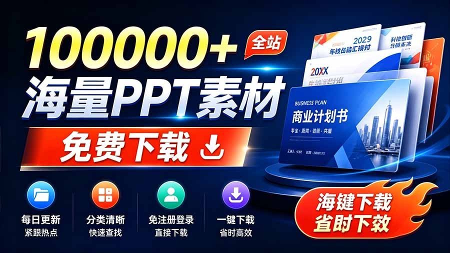 【2026.08.07】爱PPT网：海量PPT模板免费下，免登录秒取，每日更新超省心！-小鱼项目网