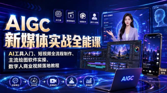 【2026.08.08】AI赋能内容创作：从入门到变现的全链路实战指南-小鱼项目网