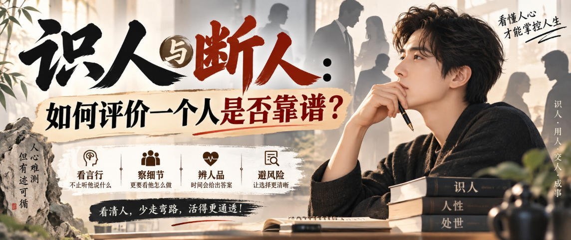 【2026.09.06】识人术揭秘：三招教你快速判断一个人是否值得深交-小鱼项目网
