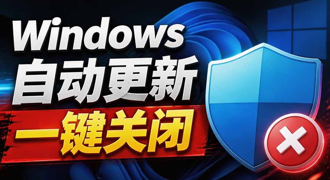 【2026.09.09】Win7/10/11通用！400KB迷你神器，一键永久关闭系统更新，随时可恢复-小鱼项目网