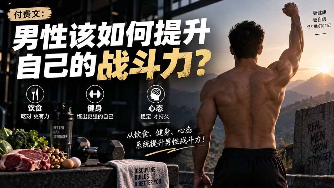 【2026.09.13】付费干货：男人如何让自己更有“硬实力”？-小鱼项目网