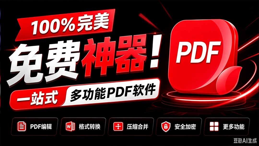【2026.09.17】全网疯传的PDF全能神器:免费无广告,转换压缩编辑一应俱全,JOPDF太香了!-小鱼项目网