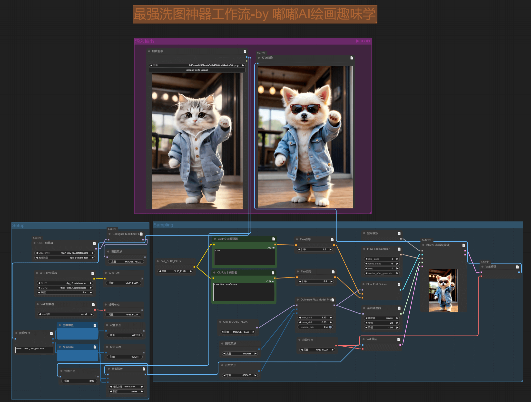 图片[5]-【2024.12.28】ComfyUI洗图神器啊，有了这个谁还能说我盗图（可在线体验）-小鱼项目网