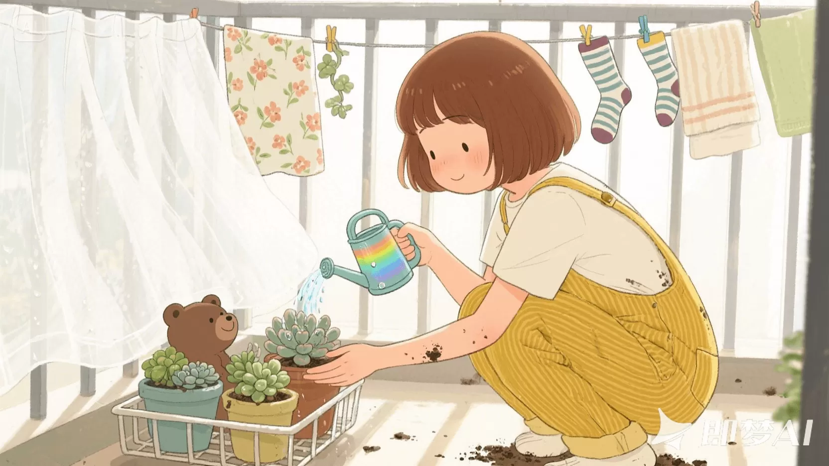 图片[7]-【2025.4.28】治愈系独居女孩小短片，即梦3.0测评-小鱼项目网