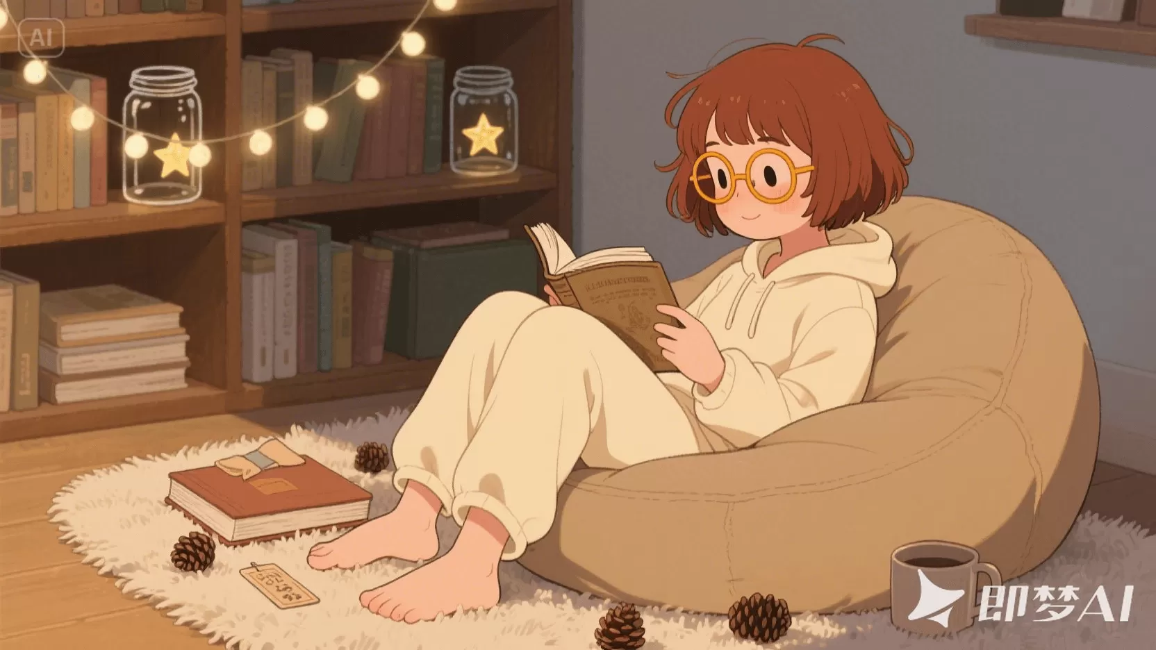 图片[6]-【2025.4.28】治愈系独居女孩小短片，即梦3.0测评-小鱼项目网