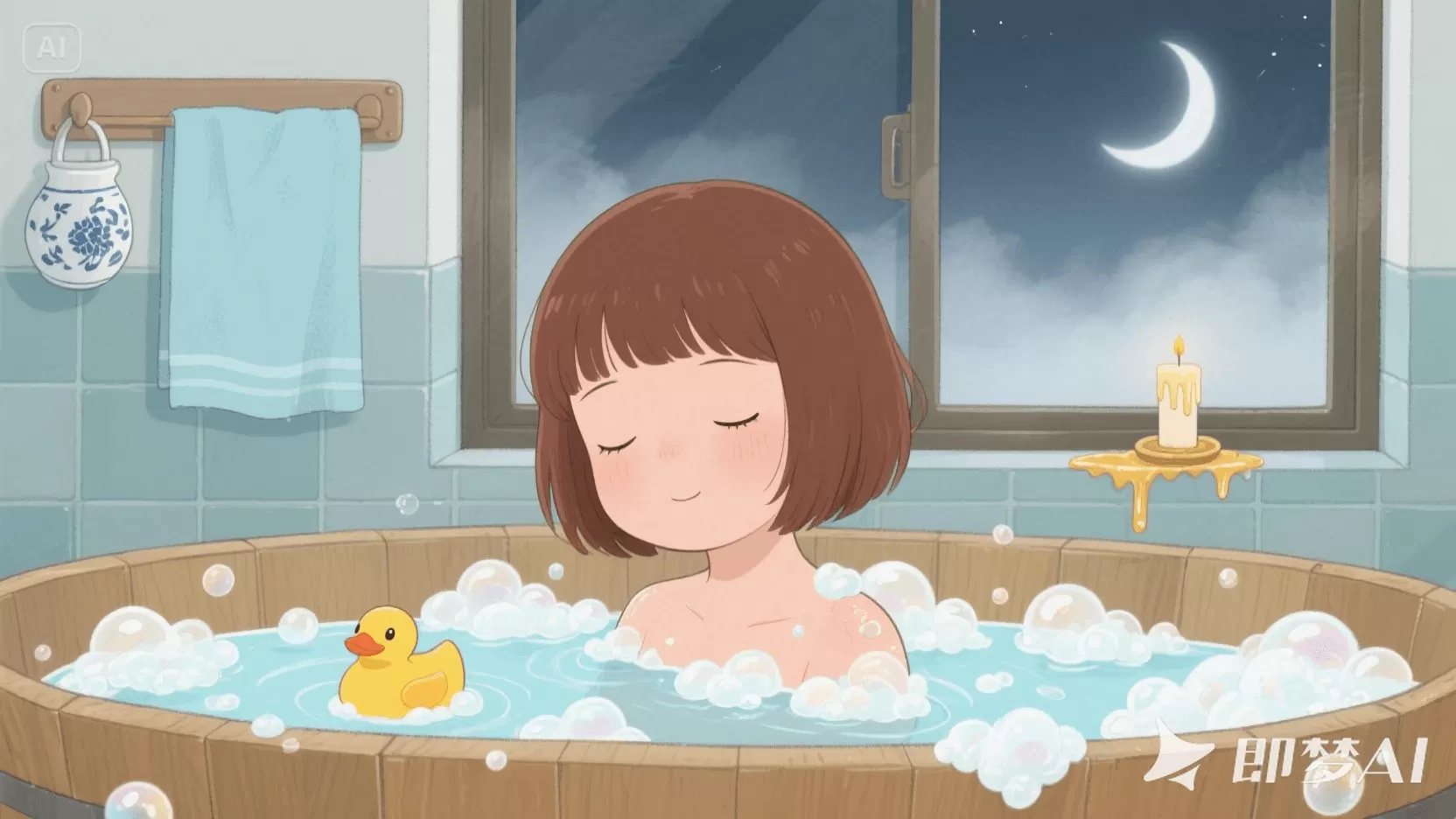 图片[3]-【2025.4.28】治愈系独居女孩小短片，即梦3.0测评-小鱼项目网