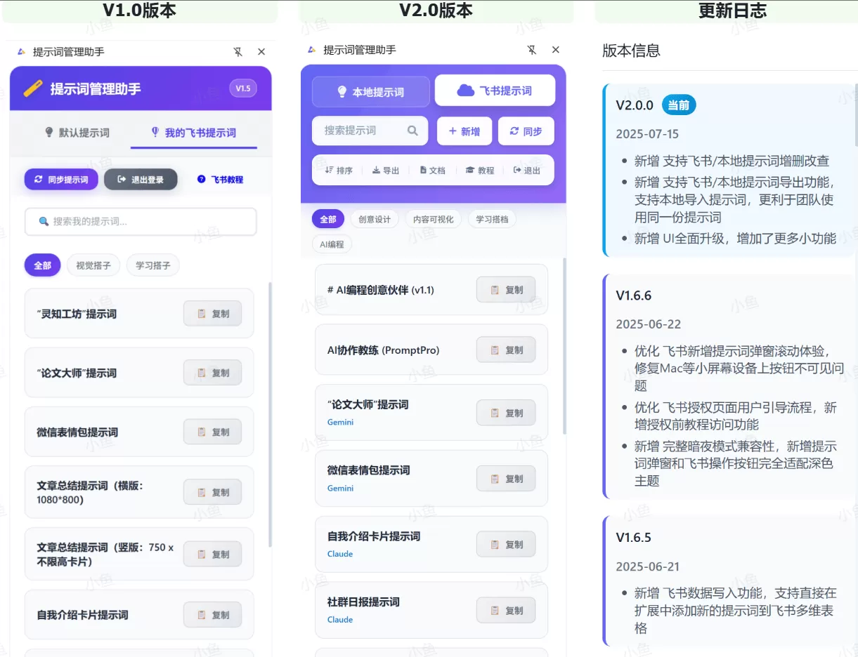 图片[1]-【2025.7.28】零代码基础，我与AI协作打造提示词管理工具的全过程-小鱼项目网