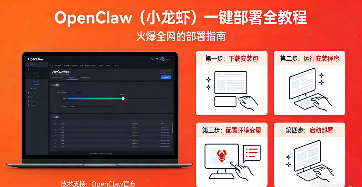快速部署实战：OpenClaw极简部署教程 🔗：https:-小鱼项目网