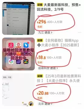 大麦抢票黑科技卖11.8万-小鱼项目网