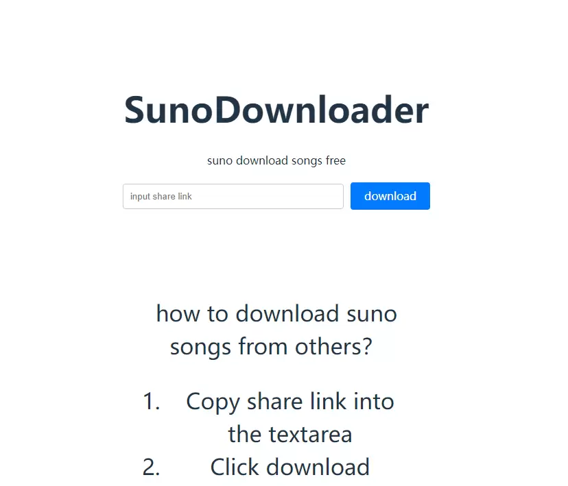 今天小鱼给大家推荐一个suno歌曲下载器

传送门：http-小鱼项目网