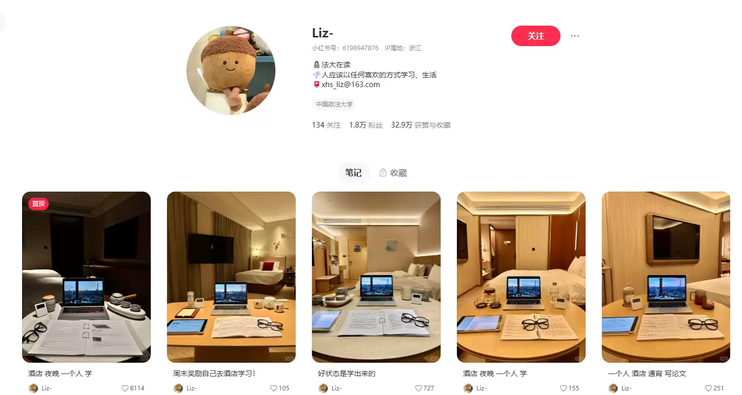 **小红书无版权虚拟选品30： **小红书这种酒店学习账号，-小鱼项目网