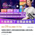 咸鱼热卖的电视ktv唱歌软件，卖了一千多单，赚了几万，-小鱼项目网