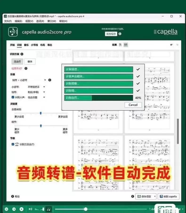 虚拟产品 225. 音频转谱软件

需求量还可以的专业软件，-小鱼项目网