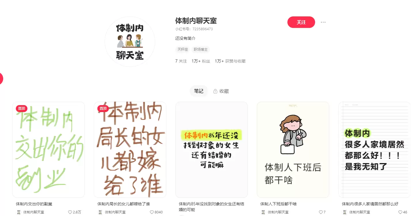 **小鱼严选搞钱信息差： **体制内副业思路：一个账号定位，-小鱼项目网