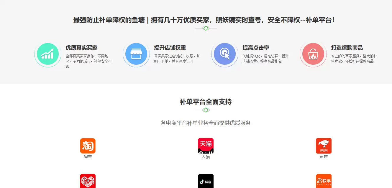 今天小鱼给大家分享一个可以互动数据、提升账号权重的平台

传-小鱼项目网