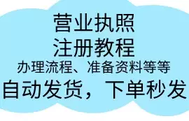 虚拟产品 333. 营业执照注册教程

挺刚需的一个选品，推-小鱼项目网