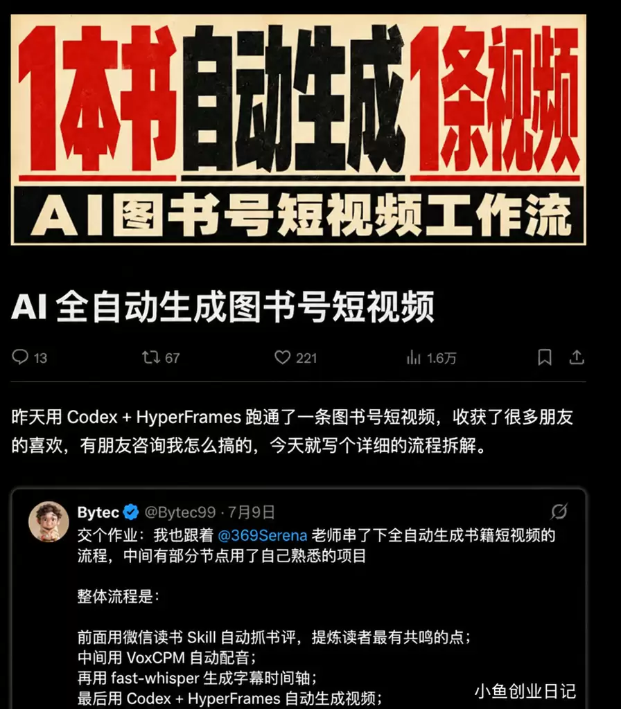 群里做视频带货的,做图书带货的,可以看一下这几张图 在推上刷-小鱼项目网