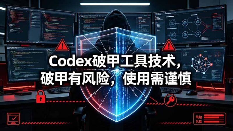 【2026.07.25】Codex破甲工具技术,破甲有风险,使用需谨慎-小鱼项目网