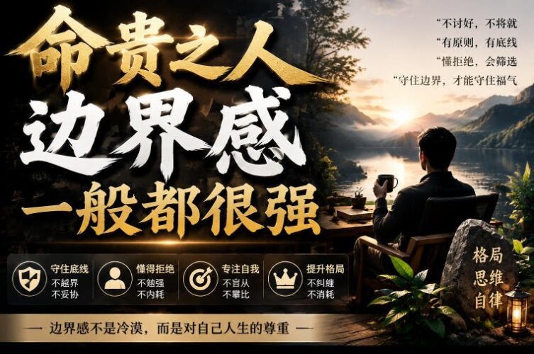 【2026.07.28】命贵之人，边界感从不含糊：五大维度拆解建立强边界的实操指南-小鱼项目网