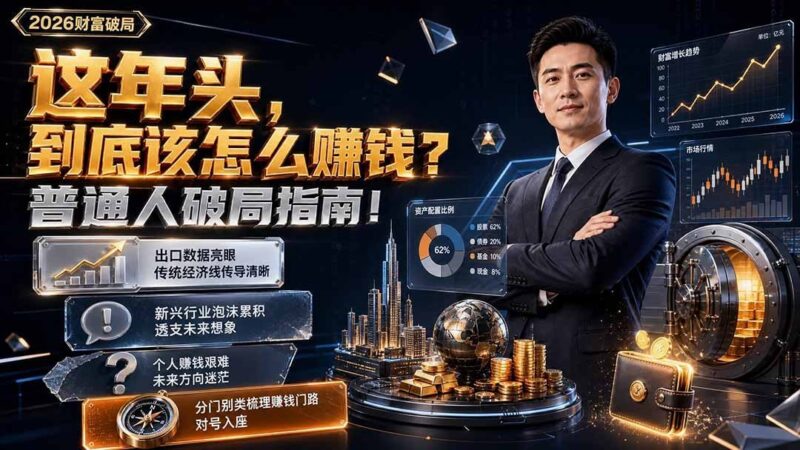 【2026.08.02】普通人赚钱破局指南:这年头,路该怎么走?-小鱼项目网