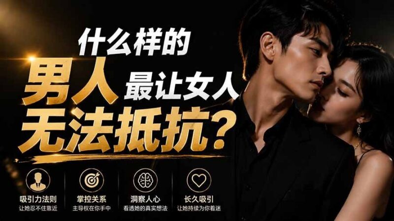 【2026.08.07】让女人毫无抵抗力的男人，究竟赢在哪里？-小鱼项目网