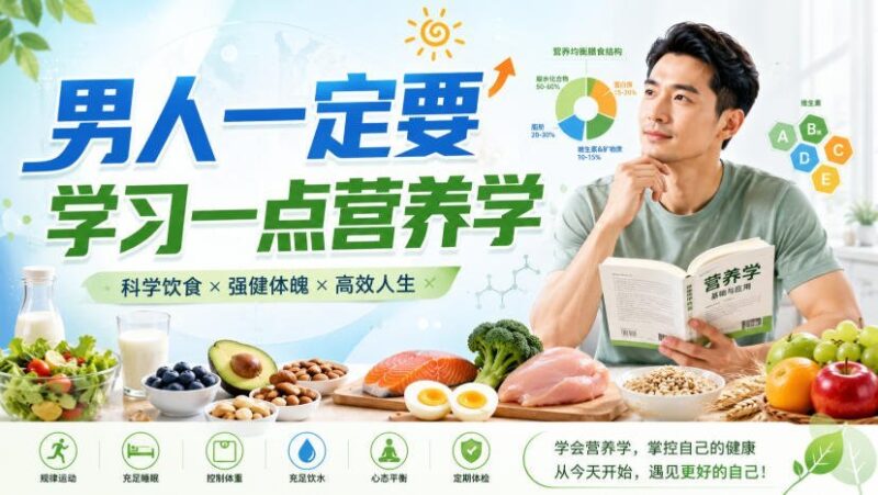 【2026.08.25】男人必读:懂点营养学,才是真聪明-小鱼项目网