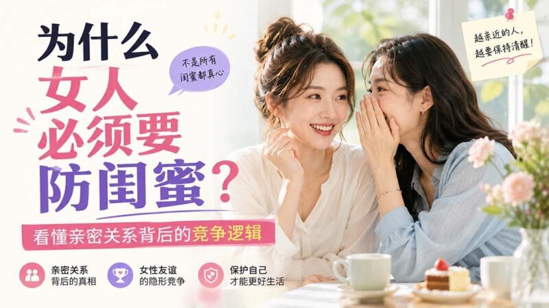 【2026.08.28】闺蜜变“敌蜜”？揭秘女性友谊中暗藏的竞争真相-小鱼项目网