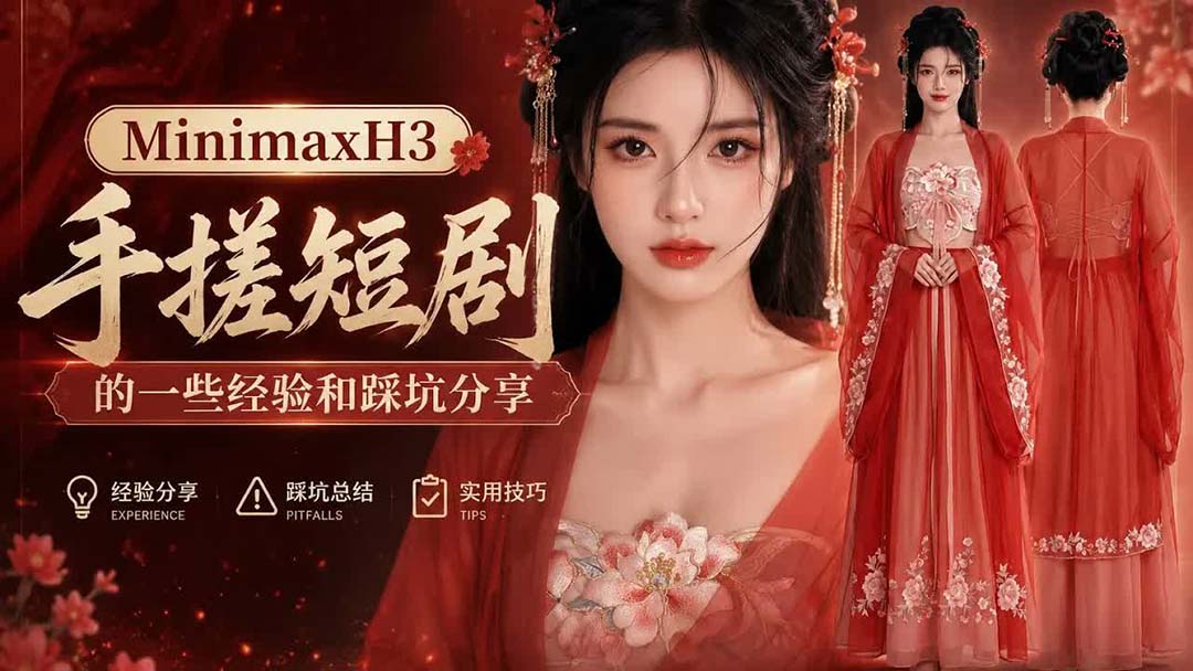 【2026.08.29】手把手教你用ComfyUI+MiniMax H3，零基础也能做出爆款短剧！-小鱼项目网