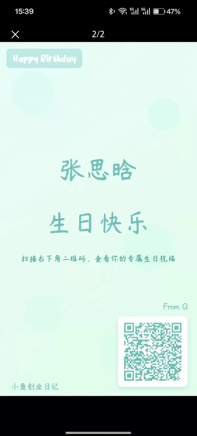 说一个比较细分的定制品 生日电子贺卡，卖了八千多份，100%-小鱼项目网