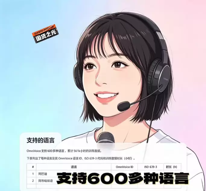 虚拟产品 461. OmniVoice极速语音克隆整合包 兼-小鱼项目网