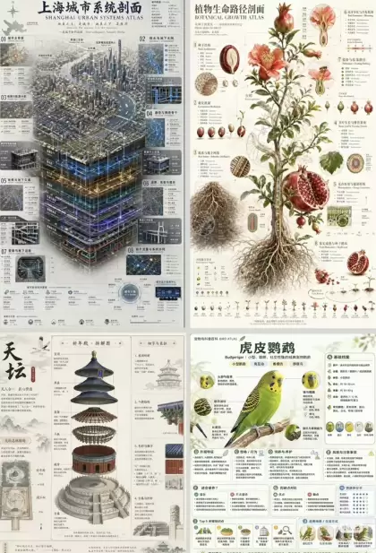 虚拟产品 470. AI绘图提示词，共500多个提示词模板-小鱼项目网
