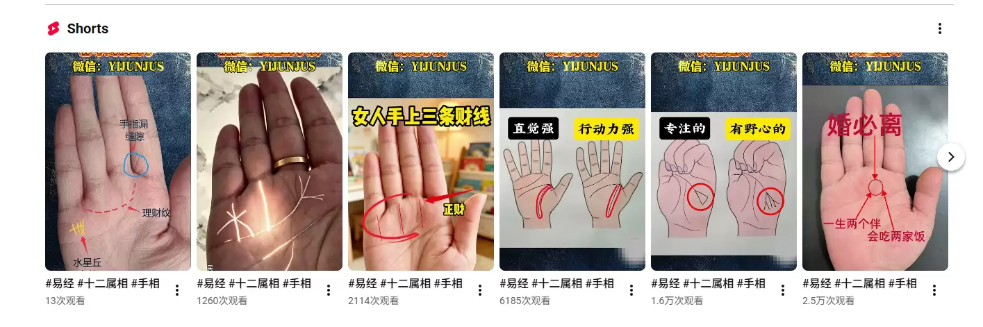 这个案例是Youtube的短视频， 这个博主大多数播放量都在-小鱼项目网