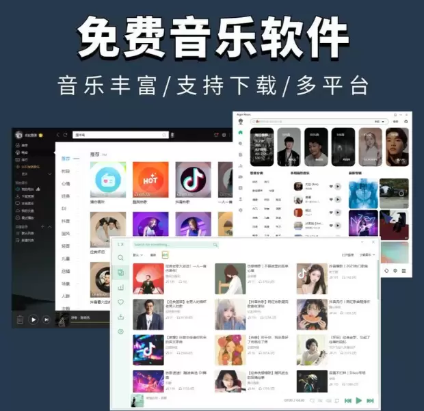 虚拟产品 496. 主流音乐播放器软件 电脑Win版/安卓/-小鱼项目网