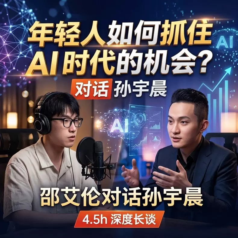 虚拟产品 62. Alan邵艾伦×孙宇晨 4.5小时AI对谈-小鱼项目网