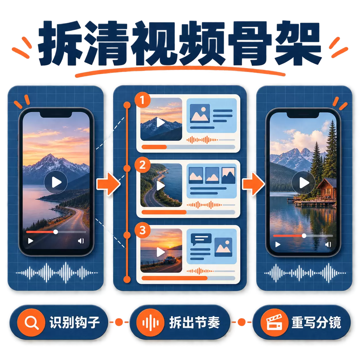 今天小鱼给大家分享一个短视频爆款拆解与复刻 Skill 把你-小鱼项目网